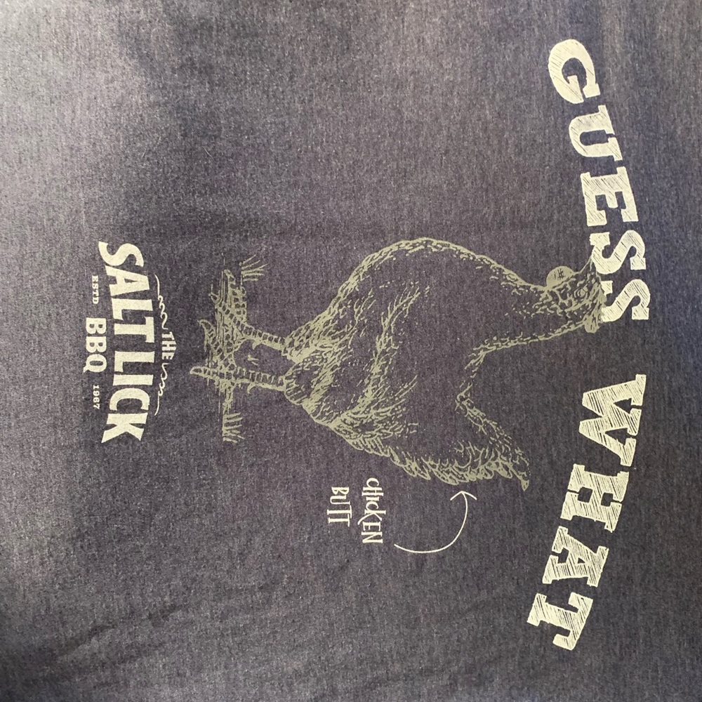 Unisex t shirt bbq shirt size medium